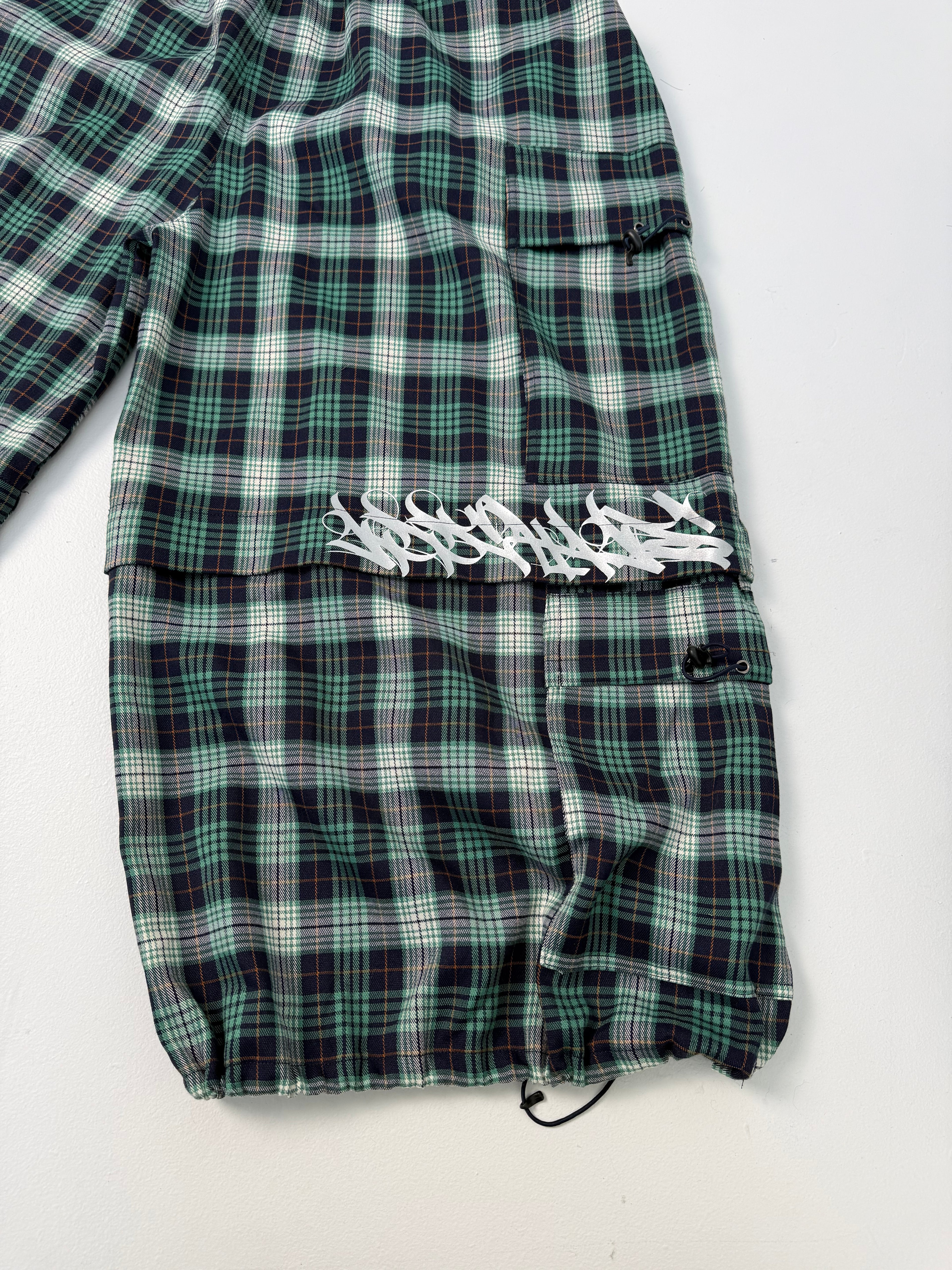 Hydra Zip-Off Pants - Green Tartan