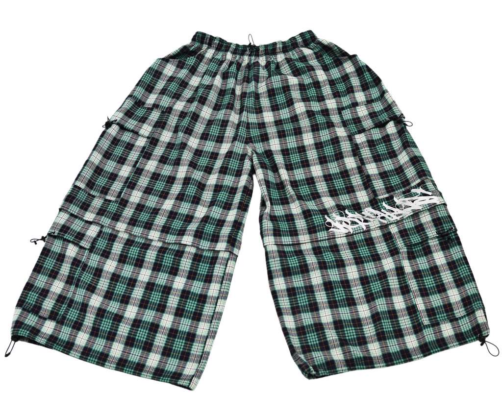 Hydra Zip-Off Pants - Green Tartan