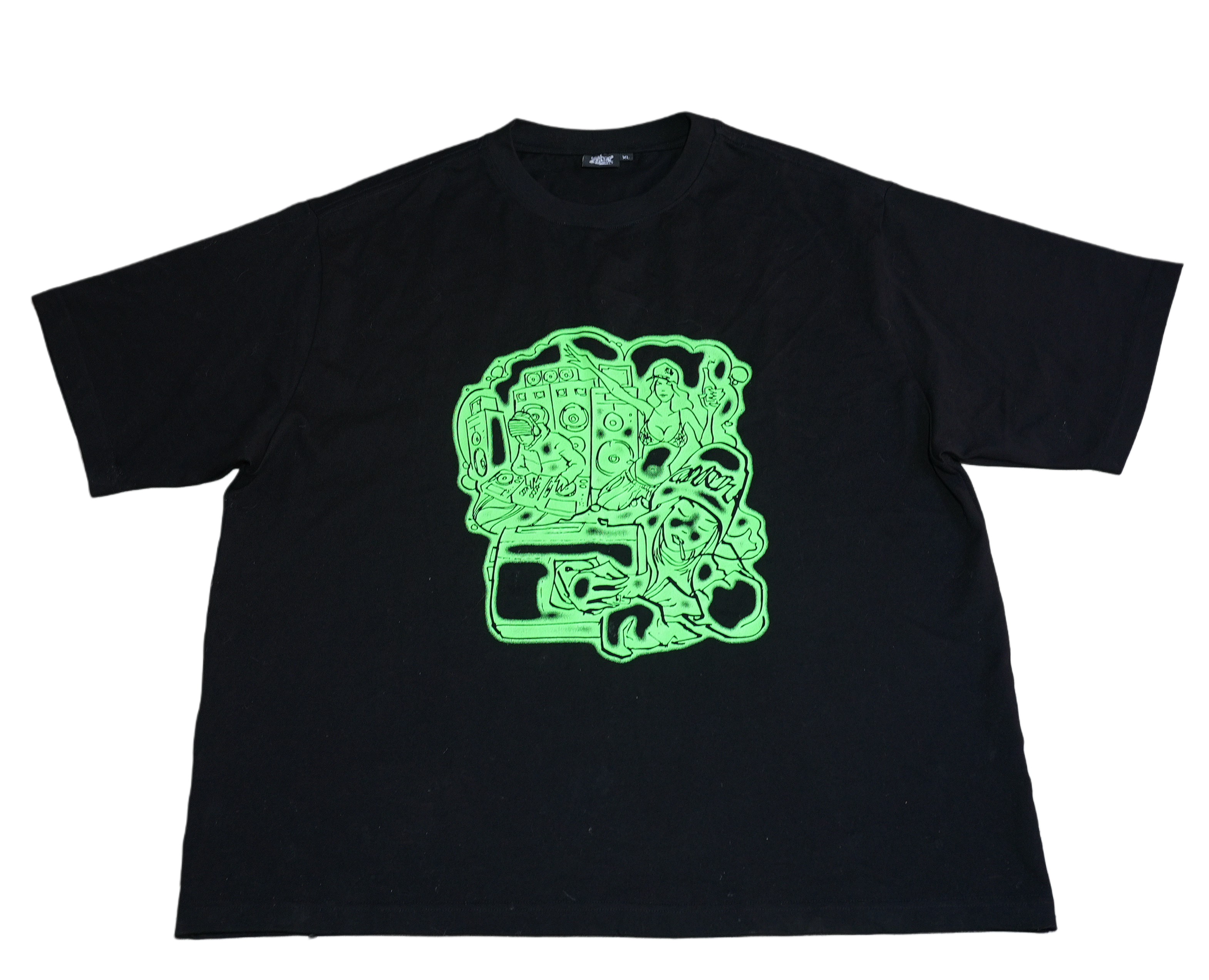 BLINKERFLUID GLOW IN THE DARK TEE - GREEN