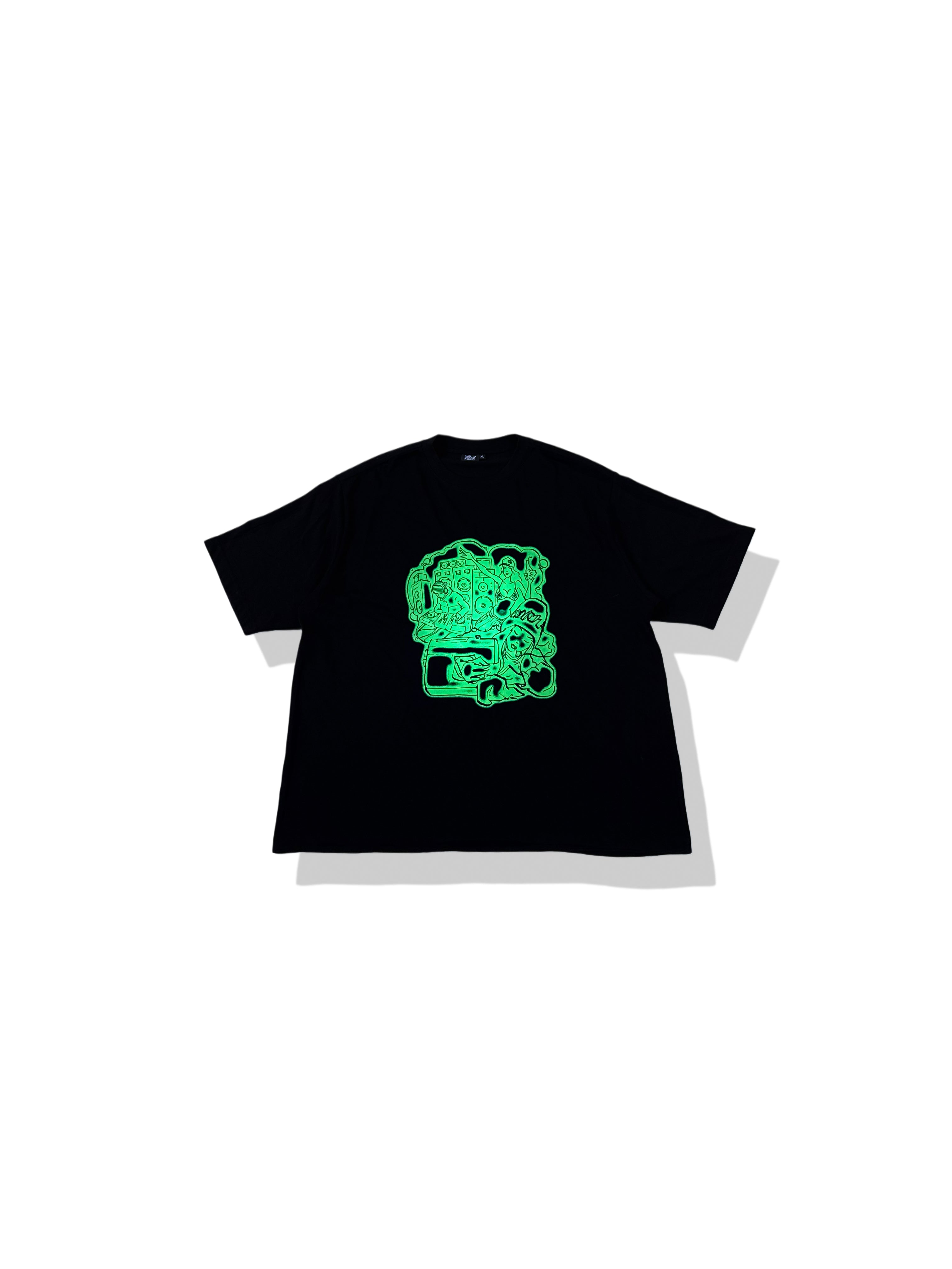 BLINKERFLUID GLOW IN THE DARK TEE - GREEN