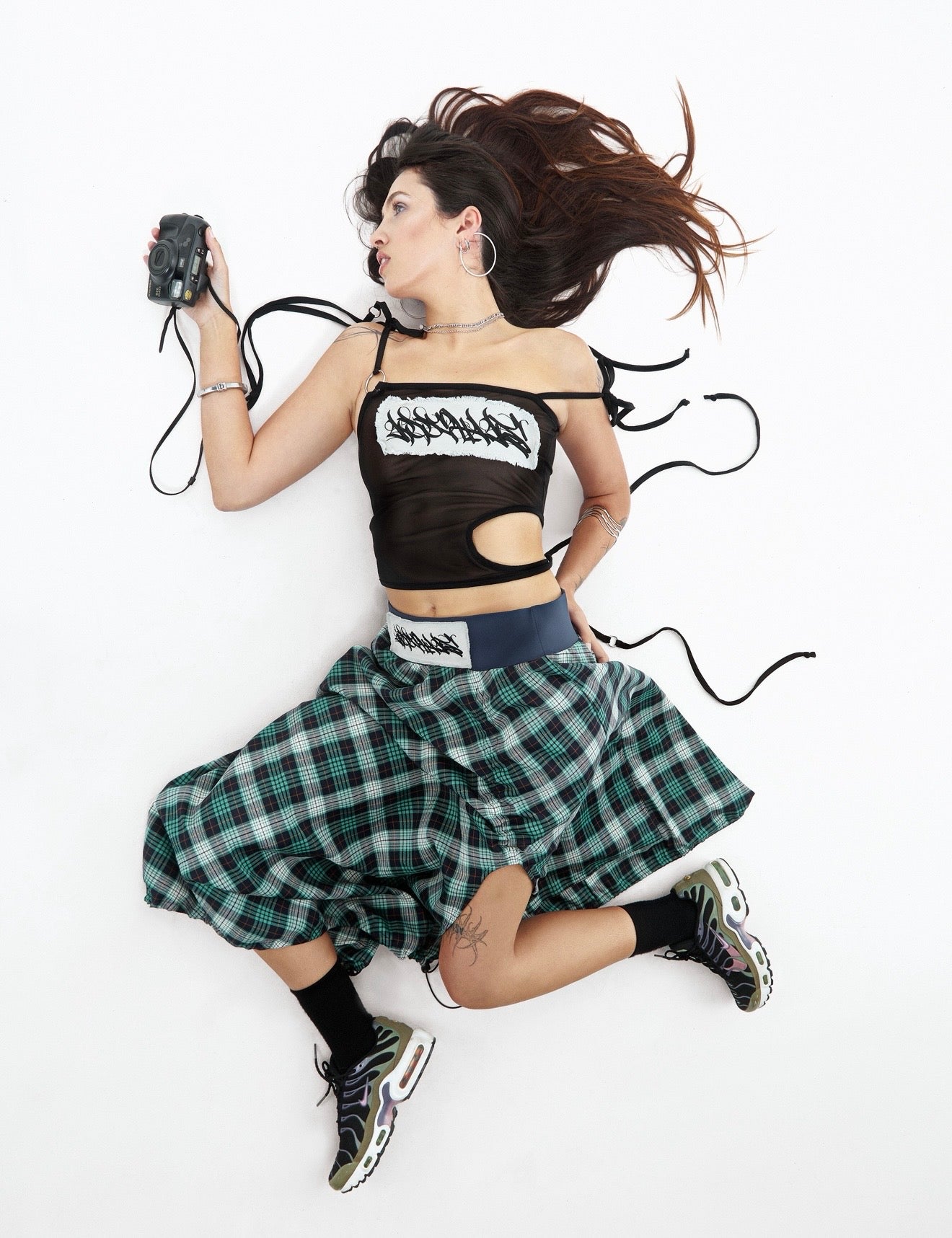 Hydra Skirt - Green Tartan