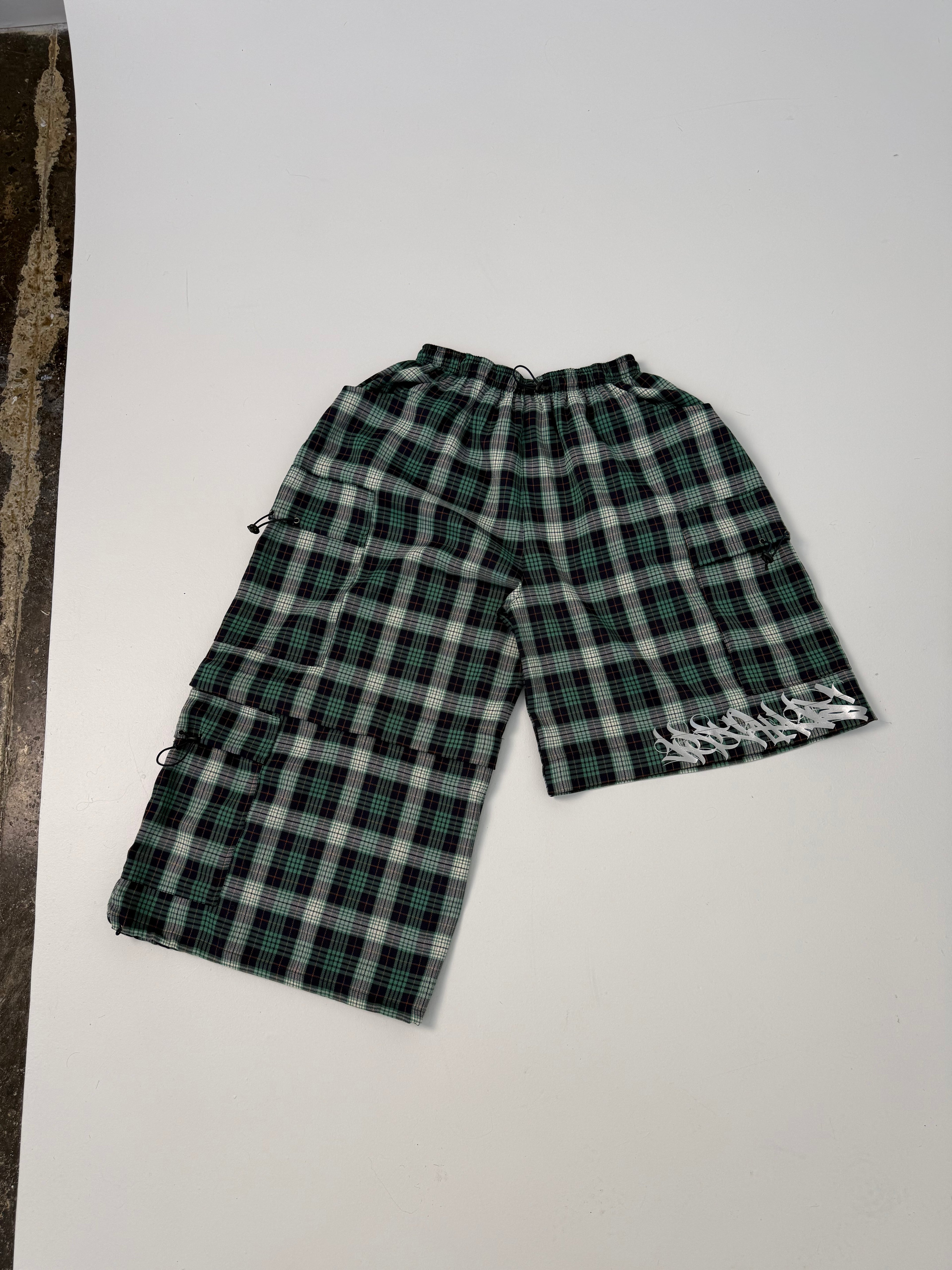 Hydra Zip-Off Pants - Green Tartan