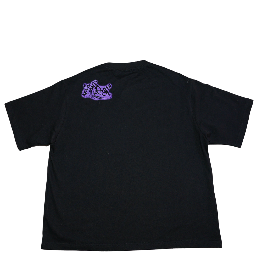BLINKERFLUID GLOW IN THE DARK TEE - PURPLE