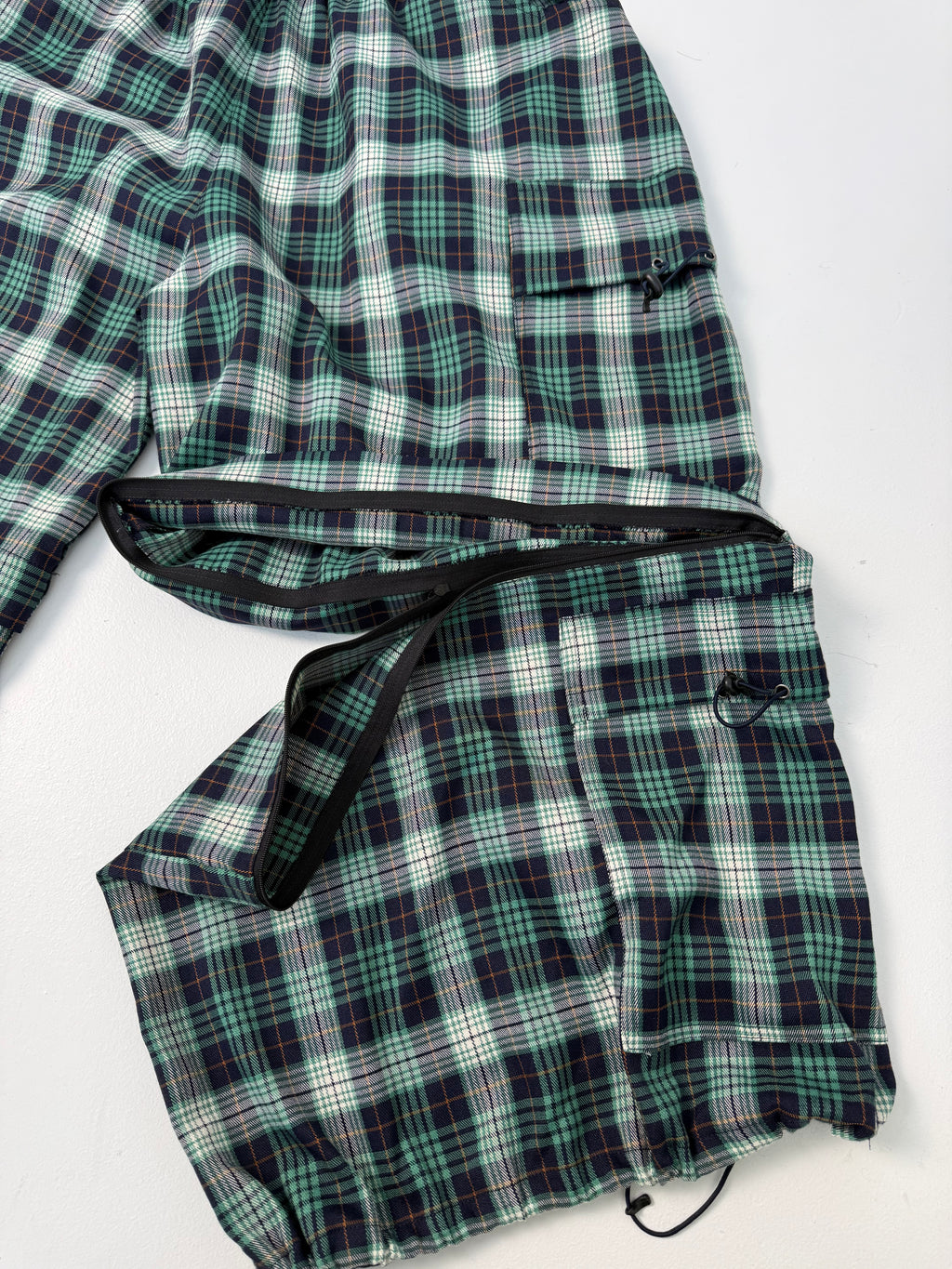 Hydra Zip-Off Pants - Green Tartan