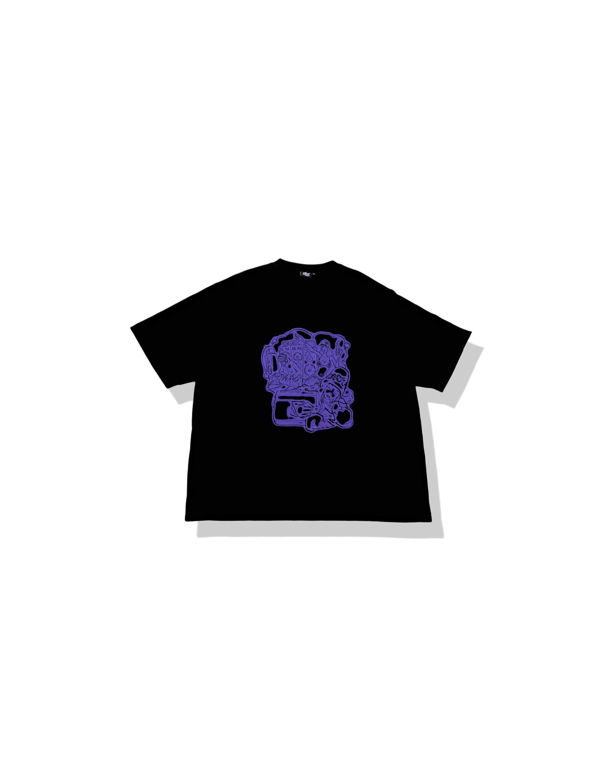BLINKERFLUID GLOW IN THE DARK TEE - PURPLE
