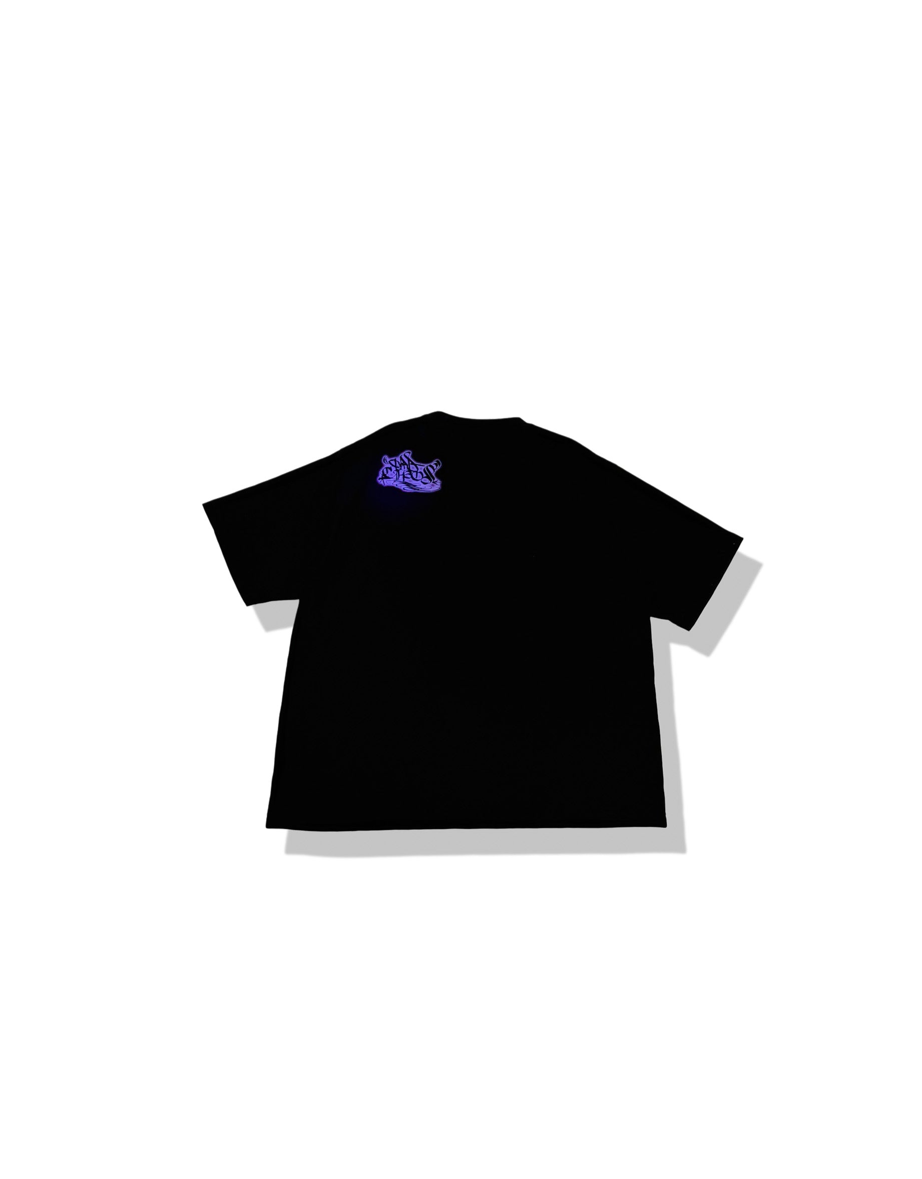 BLINKERFLUID GLOW IN THE DARK TEE - PURPLE