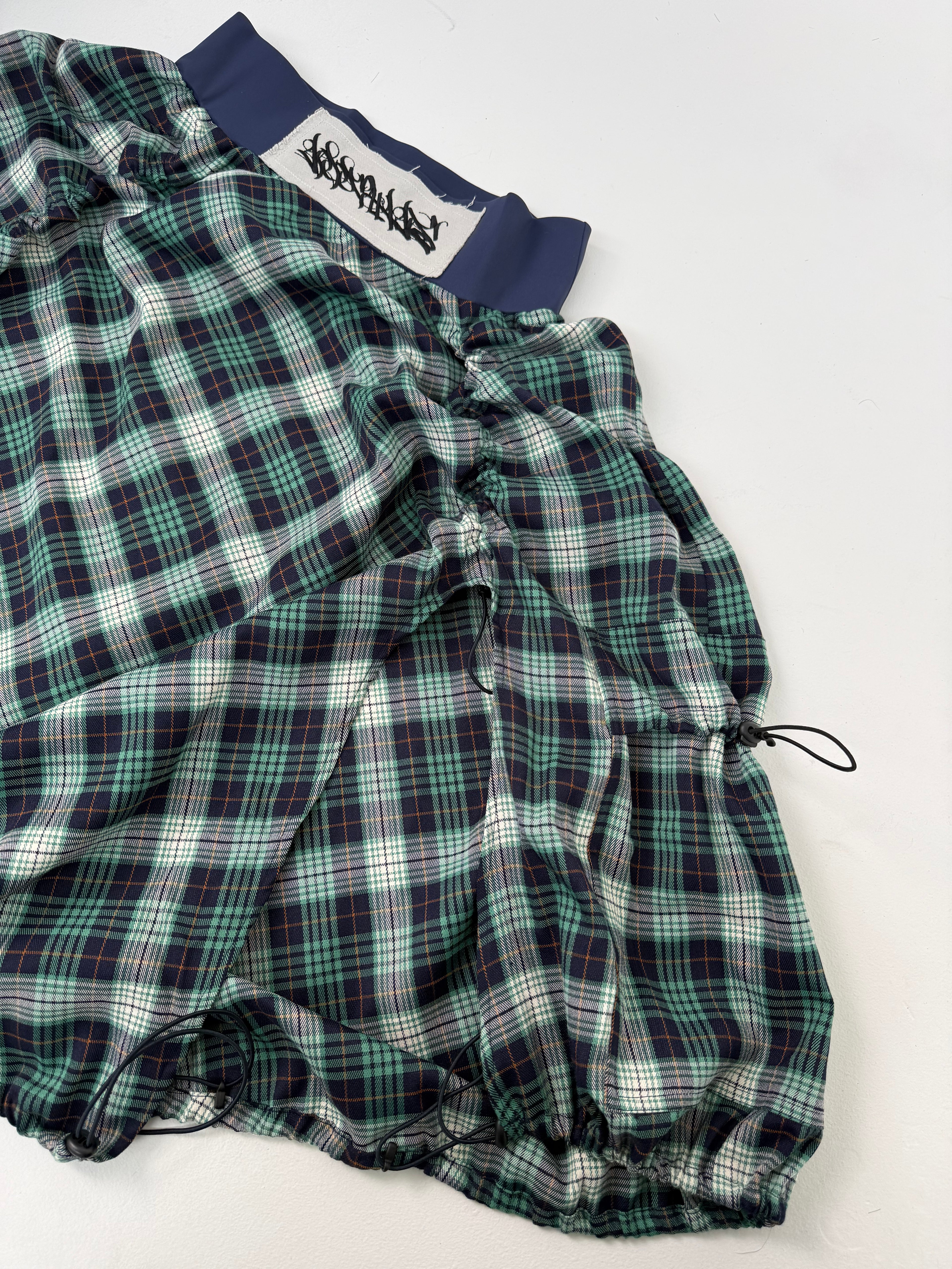 Hydra Skirt - Green Tartan