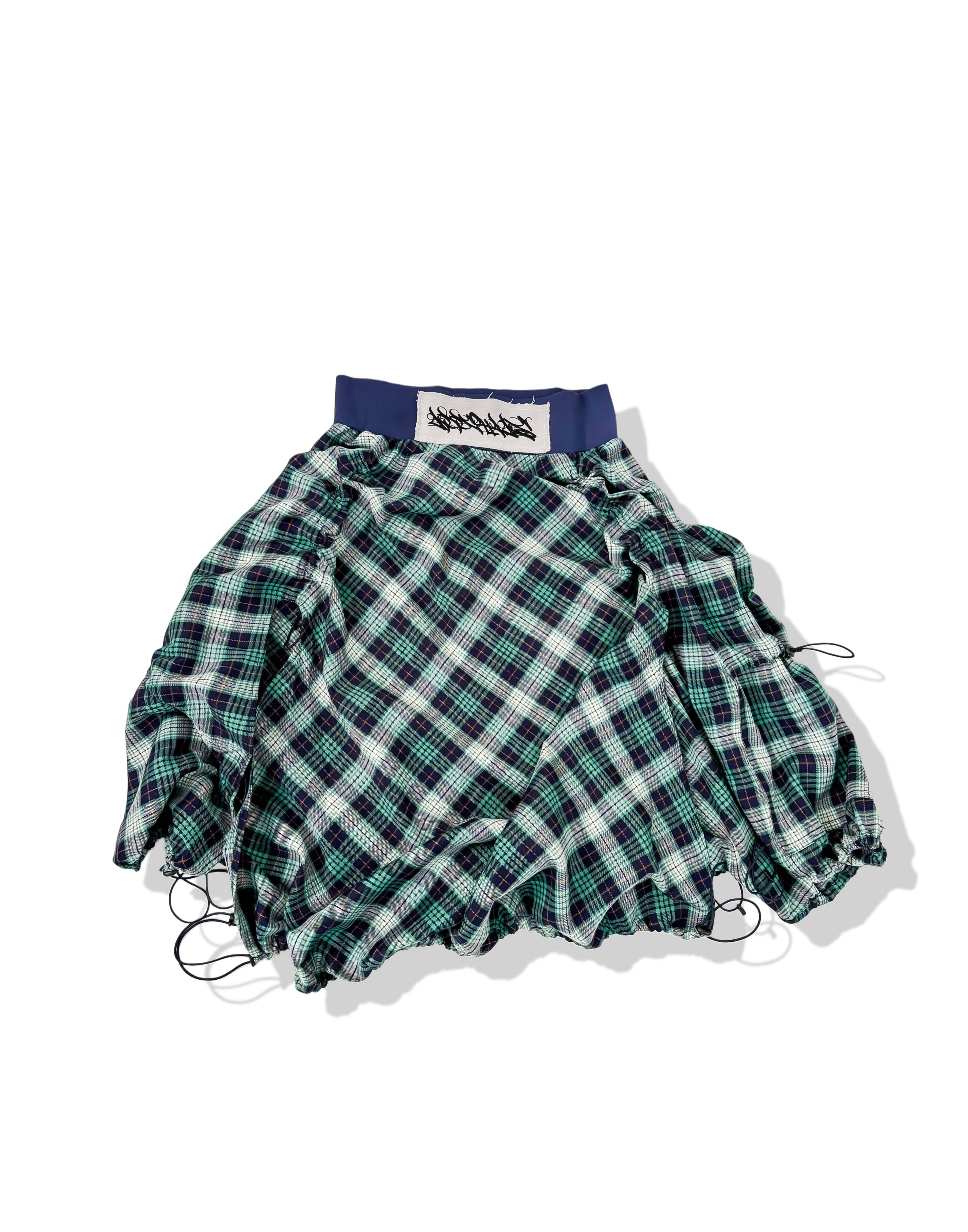 Hydra Skirt - Green Tartan
