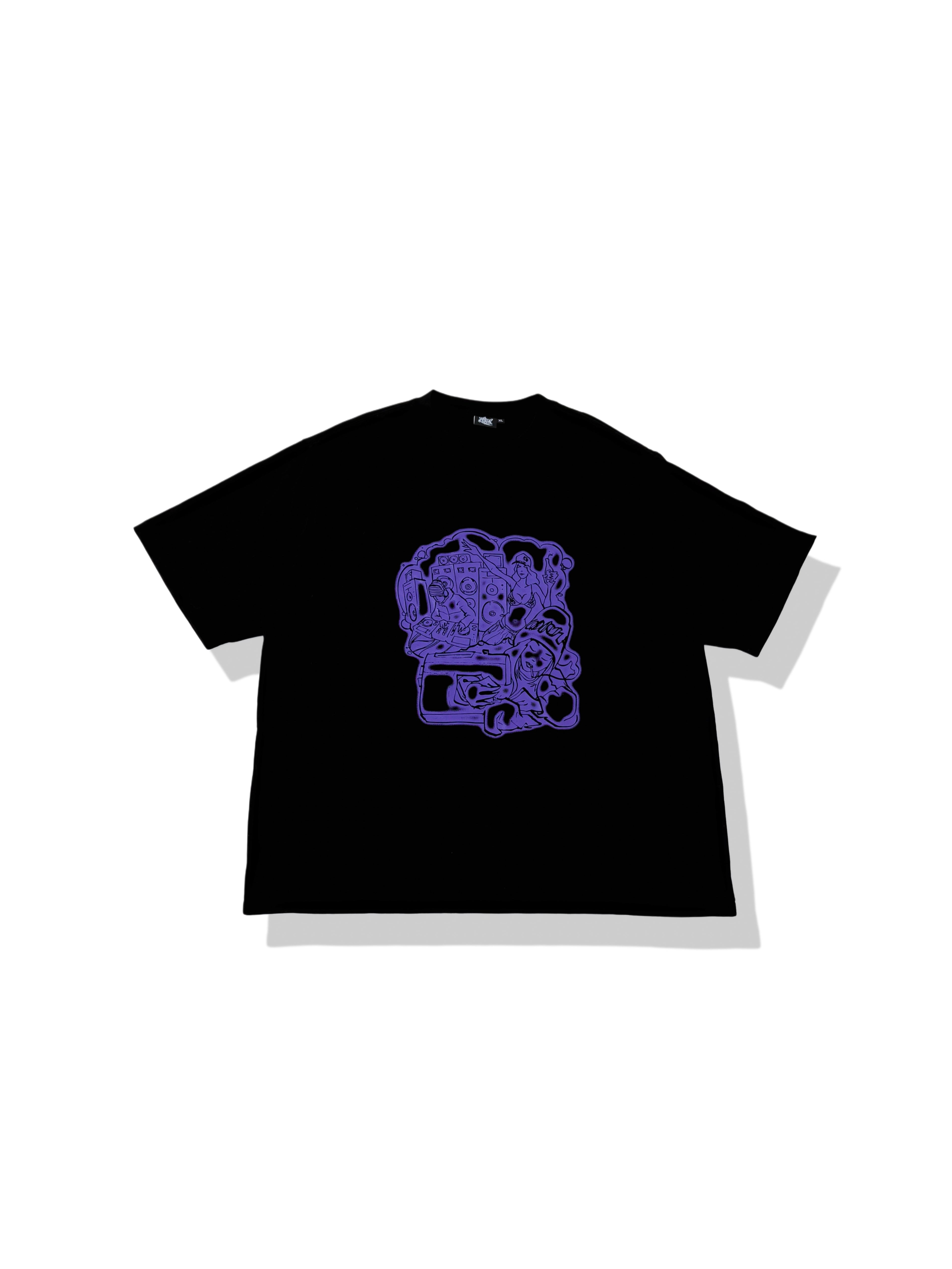 BLINKERFLUID GLOW IN THE DARK TEE - PURPLE