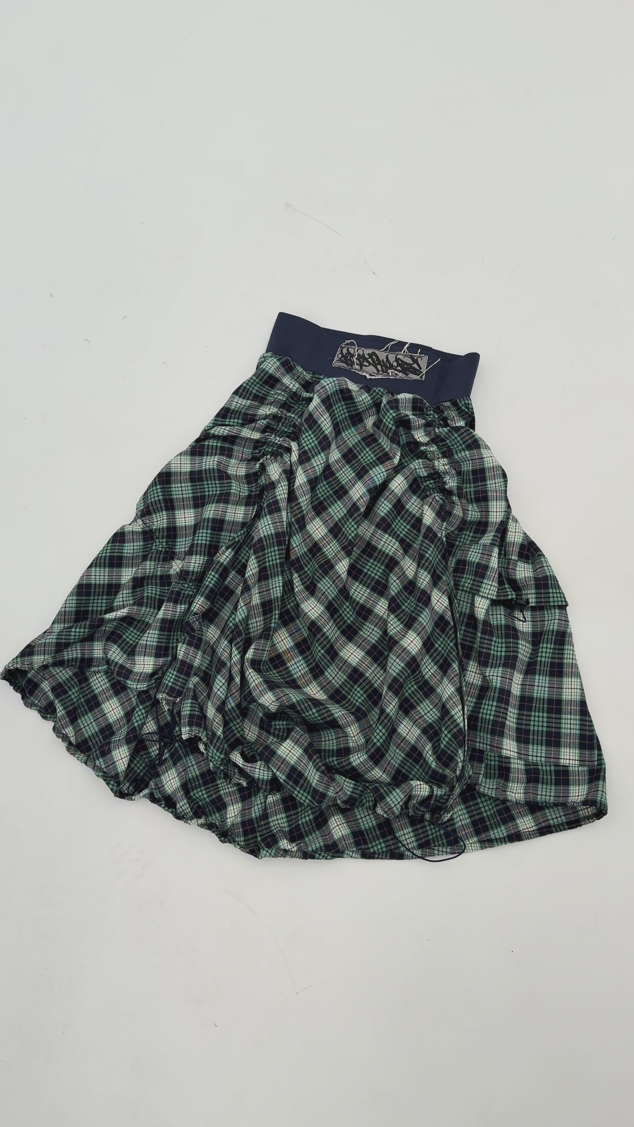 Hydra Skirt - Green Tartan